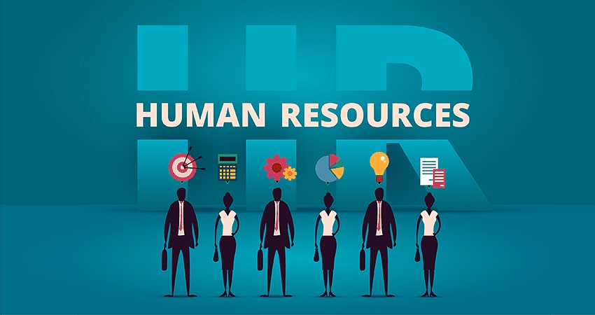 What is the full form of HR?