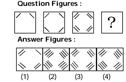 A series is given with one term missing. Choose the correct